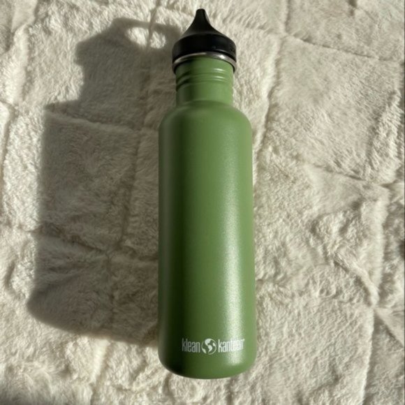 Victoria's Secret PINK | Army Green Water Bottle "Be Kind to the Planet" - Picture 8 of 11